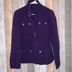 Purple Denim Jacket
